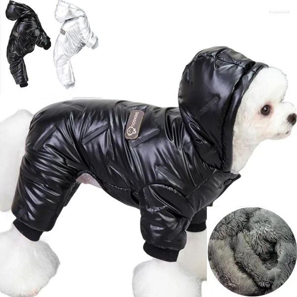 Abbigliamento per cani Abbigliamento invernale per animali domestici Giacca super calda Cappotto in cotone addensato Abbigliamento impermeabile per animali domestici per cani di piccola taglia Completo per cucciolo di bulldog francese