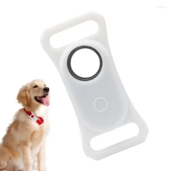 Coleiras de cachorro suporte de silicone gato localizador holde para localizador gps