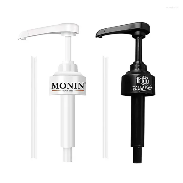 Dispenser di sapone liquido per caffè, pompa per sciroppo da 1 litro, nero, per bottiglia di succo Monin da 10 ml