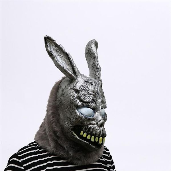 Maschera di coniglio animale cartone animato Donnie Darko FRANK the Bunny Costume Cosplay Halloween Party Maks Supplies T2001162248