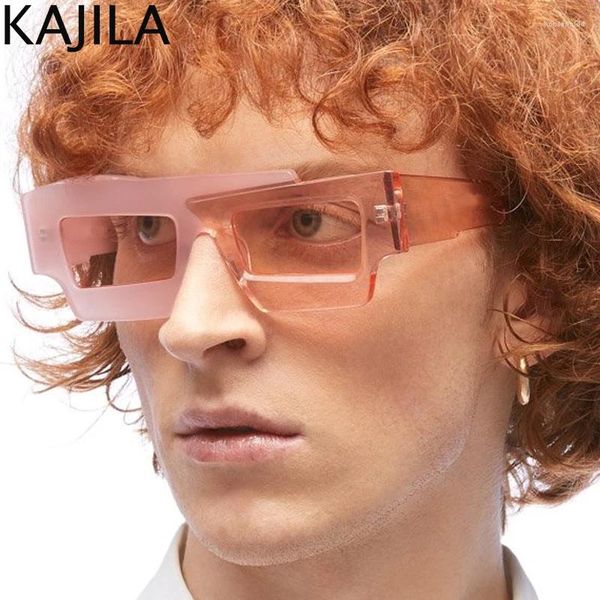 Occhiali da sole Vintage Sexy Square Donna Uomo Steampunk Occhiali da sole per donna 2024 Luxury Brand Retro Punk Eyewear Shades UV400