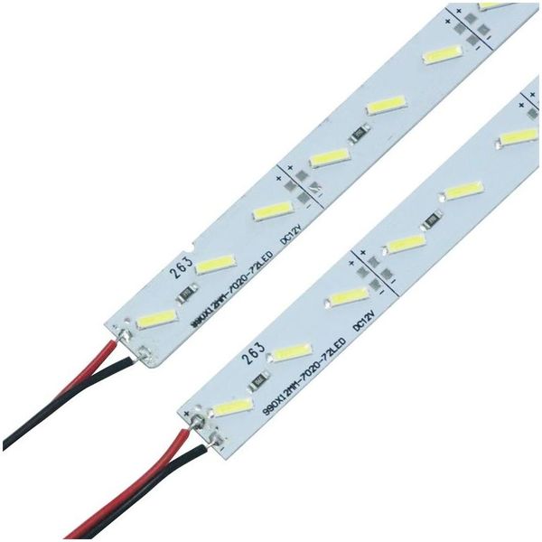 LED-Leistenleuchten, harter Streifen, 7020 SMD, kühl, warmweiß, starr, 72 LEDs, Licht, nicht wasserdicht, Gleichstrom, 12 V, hohe Helligkeit, Drop-Delivery-Beleuchtung, Holid Dh0On