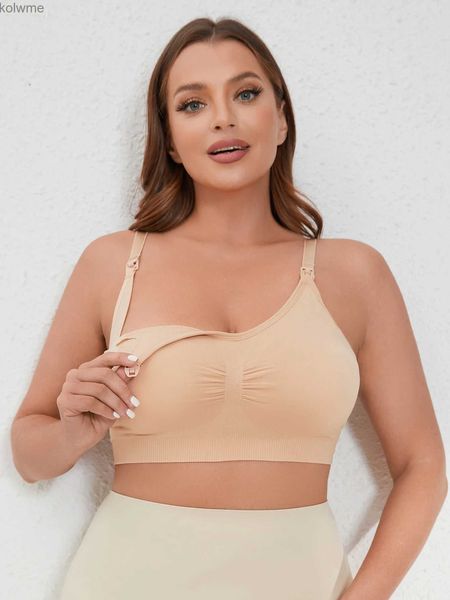 BHs Verstellbarer, nahtloser Plus-Size-Still-BH, atmungsaktiver Damen-Still-BH, hochwertige Unterwäsche, Umstandskleidung, Push-Up YQ240203