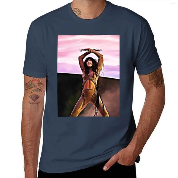 Regatas masculinas Loreen Tattoo T-Shirt Plus Size Edition Camiseta Masculina Camisas Vintage