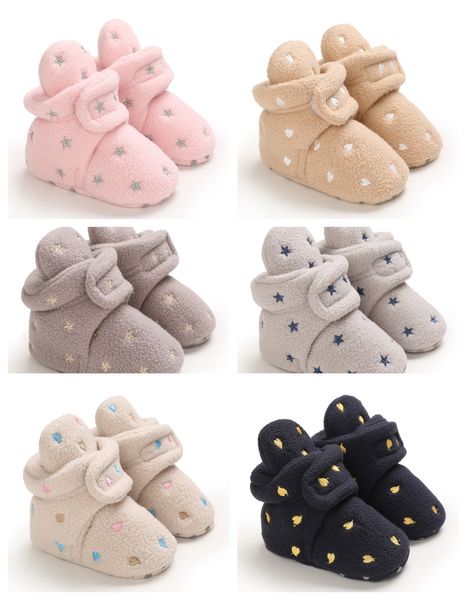 Stivale personalizzato per bambino stivale peloso stivale nero Scarpa invernale Stivaletti caldi per ragazze Stivali di cotone Ragazzi nuovo stivale rock Stivali da neve per bambini Stivali morbidi Scarpe moda stivale per bambini