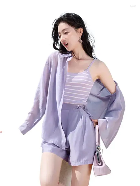 Frauen Blusen Plus Größe Sonnencreme Shirt Top Koreanische Frühling Sommer Mode Oversize klimatisierten Frauen Lose Beiläufige Dünne 5XL