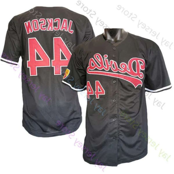 Maglia da baseball NCAA 2024 College ASU State 44 Reggie Jackson Ricamo Taglia S-3XL Bottone D Alto