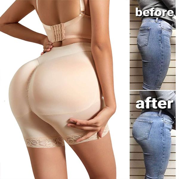 Premium Dickere Pads Unterhosen Frauen Hip Enhancer Höschen Sanduhr Body Shaping Shorts Butt Lifter Fake Big Ass Booty Gainz