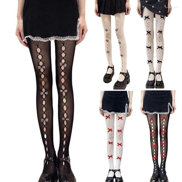 Kadın Çorap Lolita Fishnet Taytlar İçi Dötül