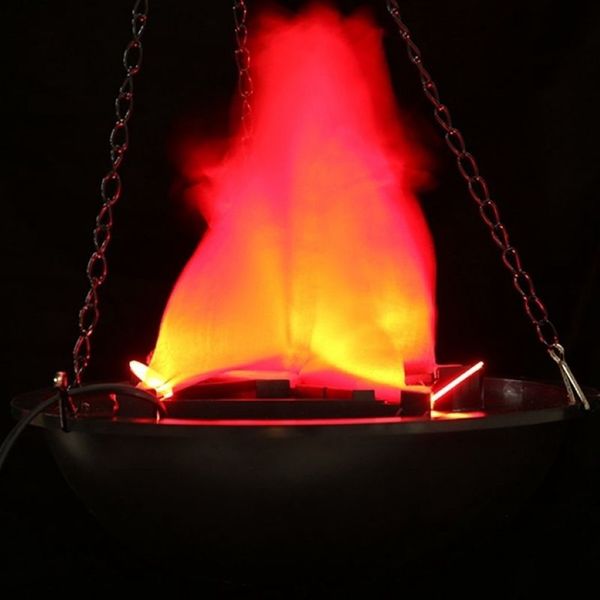 Simulazione elettronica Fiamma finta Fuoco Lampada a sospensione Braciere Luce per Church Bar Decorazioni per feste Bacino sospeso simulato artificiale E Y289f