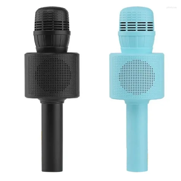 Mikrofonlar 2 Paket Karaoke Kablosuz Mikrofon Oyuncaklar Çocuklar İçin Taşınabilir Bluetooth El Hoparlör Doğum Günü Partisi vb.