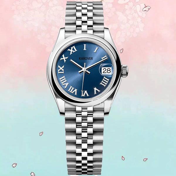 orologio di marca di lusso orologio automatico di qualità 36 31mm orologio da donna numeri arabi blu quadrante luminoso impermeabile 41mm orologio da uomo in acciaio inossidabile coppia orologio di lusso