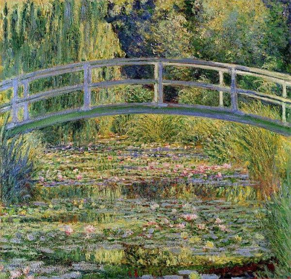 Su Lily Pond, 1899 Claude Monet Yağı Tuval Üzerinde Boyama Üreme El Boyalı Peyzaj Resimleri Banyo İzlenimci Duvarda Resim