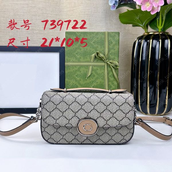 Borse a tracolla di design da donna Borsa a tracolla Ophidia di lusso per donna Moda argento lettere fibbia a tracolla piccola borsa baguette donna regali di San Valentino -24