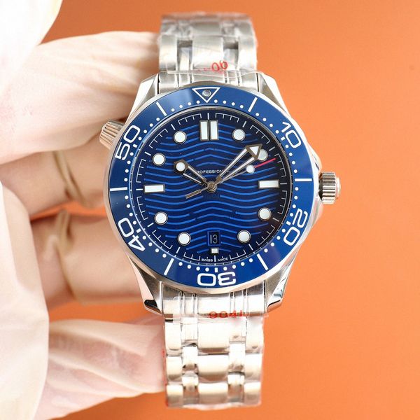 Watch Sea Master Uhren omg Jason007 Männer Sport luxuriöser automatische mechanische Uhr 42mm leuchtend Edelstahl wasserdichte Armbanduhren Y4D0##