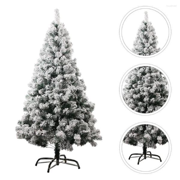 Noel dekorasyonları yapay ağaç sevimli Noel dekor sahne düzeni pervane beyaz ev pvc yaratıcı klasik süsleme