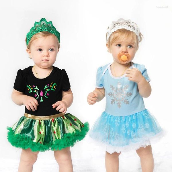 Mädchen Kleider Ein Jahr Baby Kinder Gefrorenes Kleid Für Kleinkind Geburtstag Party Kleine Mädchen Prinzessin Anna Kinder Karneval Ballkleid kostüm