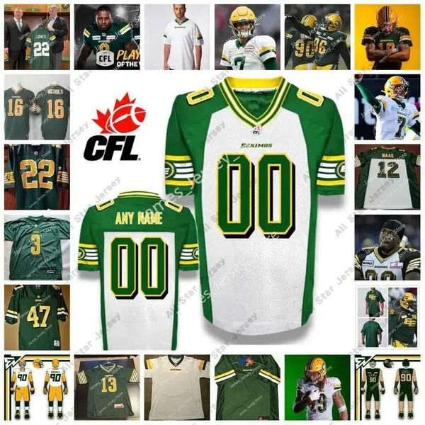 American College Football Wear 2024 Custom CFL Edmonton Elks genähtes Fußballtrikot 11 Shai Ross 4 Tevaun Smith 88 Jalen Tolliver 83 Da H High igh