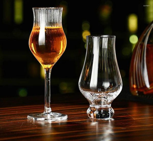 Weingläser Whiskey Sake Clear S Bar Altmodisches Trinken Brandy Snifter Glas Tequila Gin Tonic Cognac Wodka Cocktail