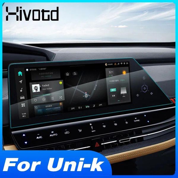 Accessori per interni Temped Glass Navigation Film GPS Schermo Protector Cashboard Auto per auto per Changan Uni-K Unik 2024-2024