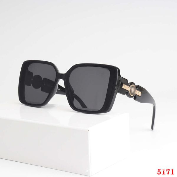 Desginer Vercaces óculos de sol nova família fã óculos de sol de armação grande para mulheres óculos de sol hd clássico da moda 5171