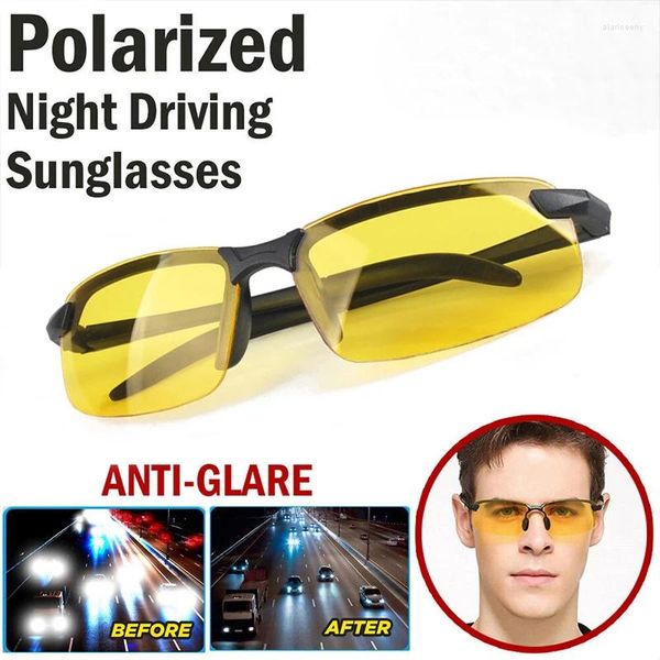 Солнцезащитные очки 2024, солнцезащитные очки для взрослых, очки для дня и ночи, модные солнцезащитные очки с поляризационным зрением, анти-УФ-защита