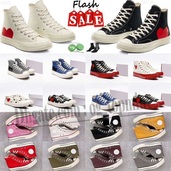 10A Top 1970er Casual Canvas Schuhe Sneakers Classic Big Eyes Red Heart Shape Platform Jointly Name Star Damen Herren Sneaker Chuck 70 Chucks