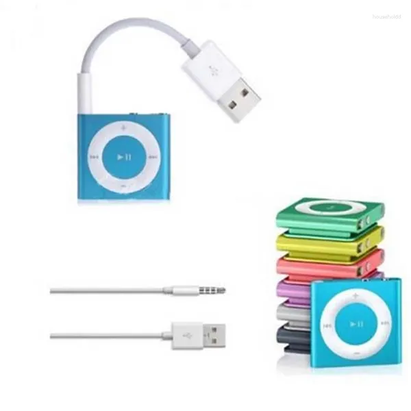 3.5mm jack para usb 2.0 sincronização de dados cabo de alimentação adaptador cabos carregador para apple ipod shuffle útil