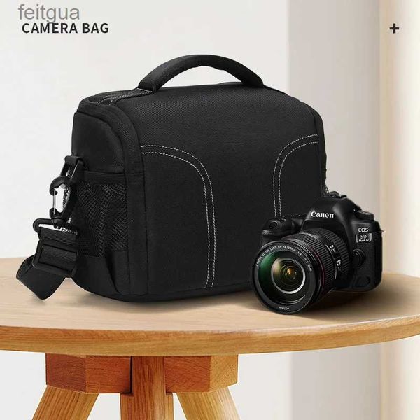 Bolsa de câmera acessórios 3pcs bolsa de ombro à prova d'água dslr vídeo para bolsa de lente b500 p900 d90 d750 d7000 yq240204
