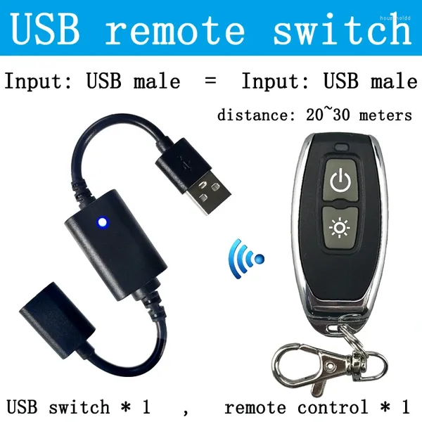 Uzaktan Kontrolörler USB Kablosuz Kontrol Anahtarı 433MHz RF Lamba Fan Tedarik Pil Şarj Cihazı Güç Bankası Adaptör Denetleyici Fiş Aydınlatma