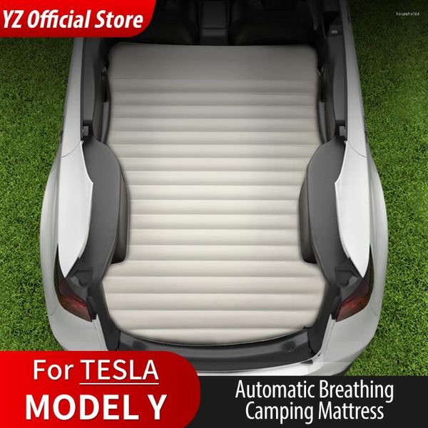 Innenzubehör YZ für Tesla Model Y Automobil-Luftmatratze selbstaufblasendes Reise-Schlafbett Auto aufblasbares Camping