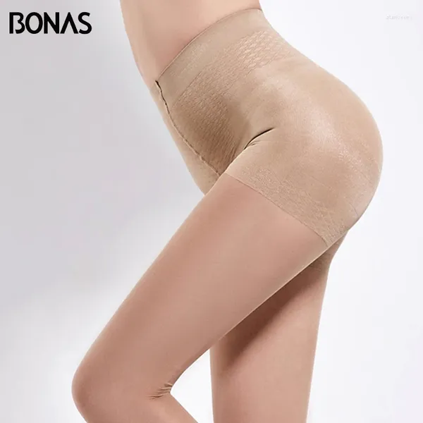 Frauen Socken BONAS 40D Plus Größe Strumpfhosen Nylons Strumpfhosen Dame Sexy Haut Schwarz Schlank Frühling Sommer Mode Geeignet Für 100 kg