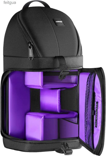 Acessórios para bolsa de câmera Neewer Professional Sling Storage Bag Durável à prova d'água e à prova de rasgos Preto Bolsa de transporte para DSLR YQ240204