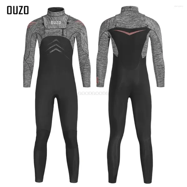 Damen-Badebekleidung, 5/3 mm, Herren, Neoprenanzug, Tauchanzug, warmes Neopren, Unterwasserfischen, Kitesurfen, Surfen, Speerfischen, Jackenhose