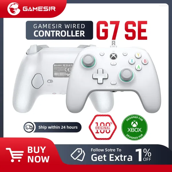 Игровые контроллеры GameSir G7 SE Игровой контроллер Xbox Проводной геймпад с палочками с эффектом Холла для серии X S One