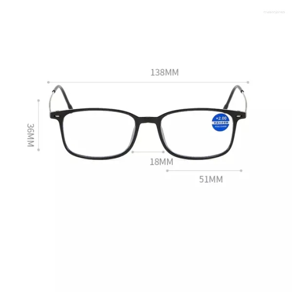 Güneş Gözlüğü Moda Presbyopic Glasses Kadınlar İçin Okuma Erkekler Zarif Yaşlı Konforlu 1.0 1.5 2 2.5 3 3.5 4.0 Gafas de Lectura