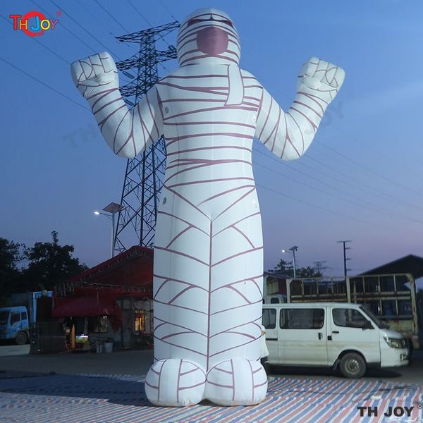 Atividades ao ar livre 8m 26ft gigante de Halloween decorativo monstro inflável Frankenstein Mummy Character Model for Outdoor Event