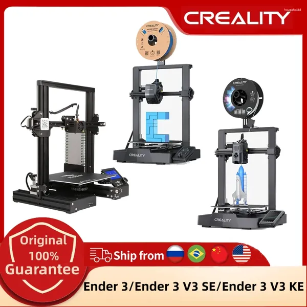 Stampanti Creality Ender 3 V3 SE/Ender KE Stampante 3D Stampa ad alta velocità Connessa per controllo intelligente Livellamento automatico Guida lineare asse X