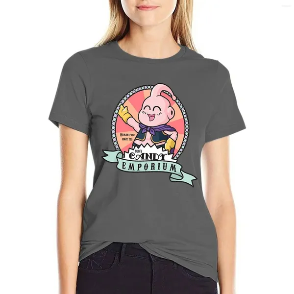 Polo da donna Buu's Candy Emporium T-shirt Moda coreana Stampa animale Camicia per ragazze Vestiti estetici T-shirt da donna