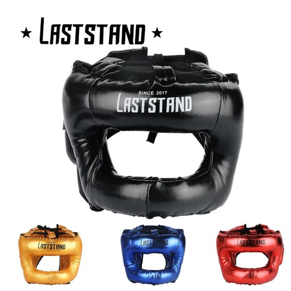 Capacete protetor meio aberto para boxe, capacete profissional de combate, proteção facial completa, feixe de combate livre, equipamento de cabeça 240122