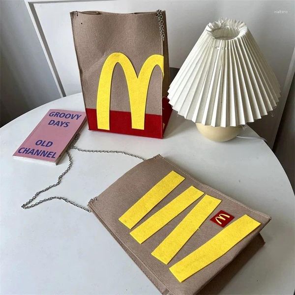 Sacos de compras Design de moda mochila feminina lazer versátil saco de papel de lona simplicidade pacote de grande capacidade ombro