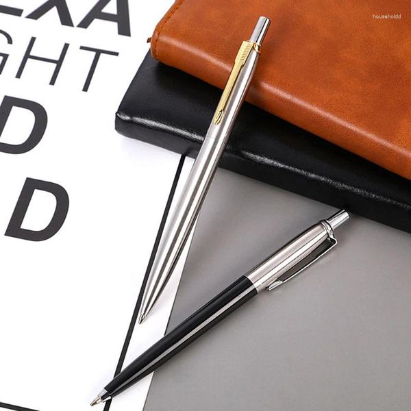 Фирменная и высококачественная металлическая шариковая ручка из нержавеющей стали, цветная шариковая ручка для печати с подписью