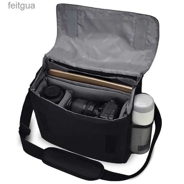 Acessórios saco da câmera estilingue saco unisex à prova dwaterproof água fotografia bolsa caso dslr viagem ombro mensageiro para câmeras slr yq240204