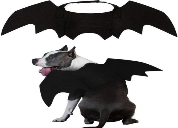 Cão vestuário pet gato morcego asas halloween cosplay morcegos traje animais de estimação roupas para gatos gatinho filhote de cachorro pequeno médio grande cães a976543692