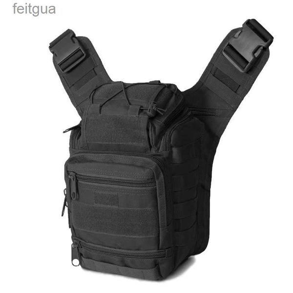Аксессуары для сумки для фотоаппарата Большой рюкзак на слинге EDC Тактическая сумка на плечо Molle Army Chest Pack Водонепроницаемый походный поход на открытом воздухе YQ240204
