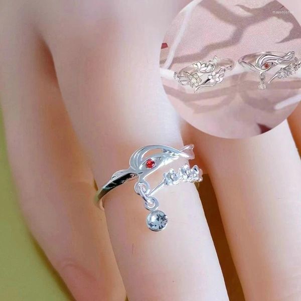 Cluster Ringe Kreative Anime Tian Guan Ci Fu Ring Himmel Offizielle Segen Hua Cheng Xie Lian Einstellbare Paar Schmuck Geschenk