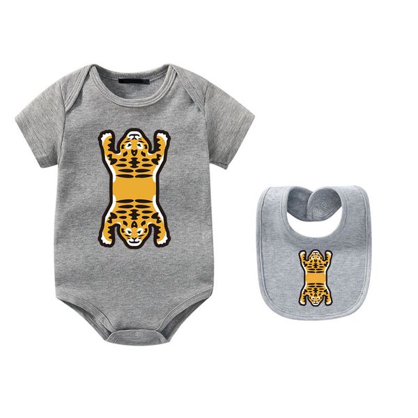 New Born Baby Clothing L Designers Pagliaccetto per bambini Mesi Baby Cotton Jumpsuit Girls Pagliaccetti Bambini Luxury Onesies Ragazzi Vestiti carini esskids-6 CXD240244