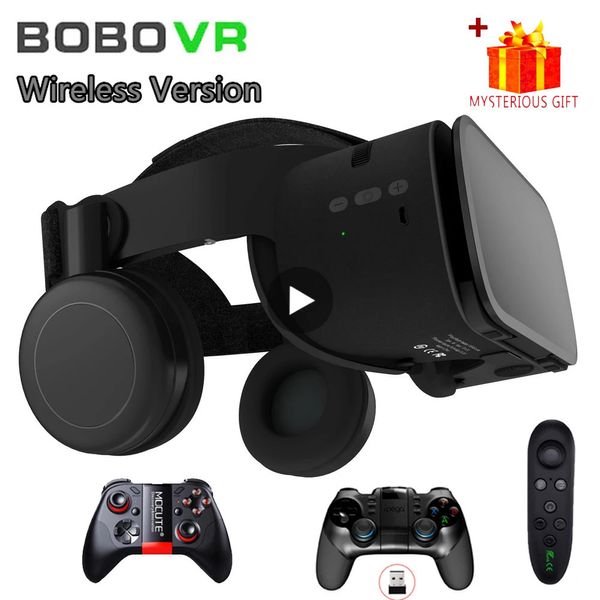 Bobovr Bobo VR Z6 Viar 3D Virtual Reality Brille Bluetooth Headset Geräte Helmlinsen Goggle Smart Für Smartphone Handy 240130
