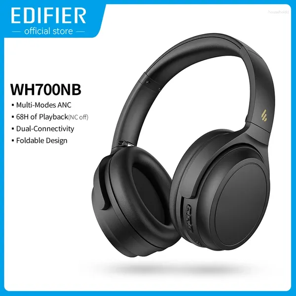 Edifier WH700NB Cancellazione attiva del rumore Cuffie wireless Bluetooth 5.3 ANC Auricolari pieghevoli Riproduzione 68 ore