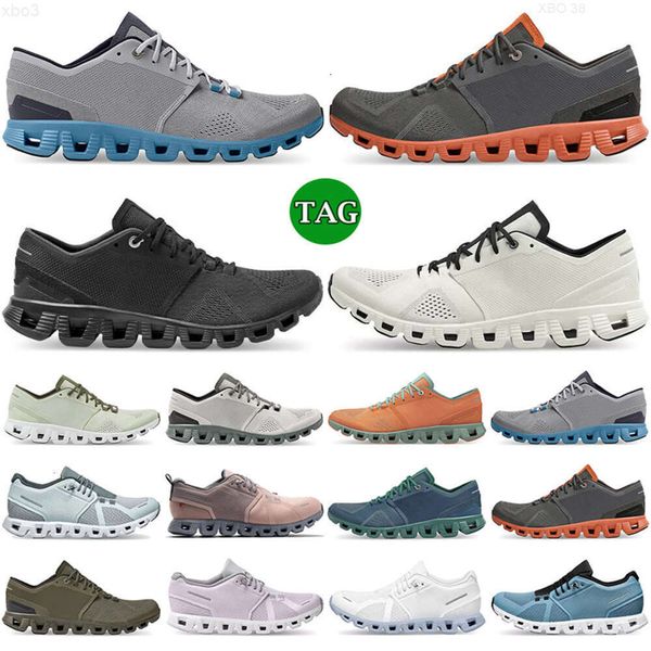 10A Top Running Shoes para Homens Mulheres Preto Asfalto Cinza Branco Niágara Azul Liga Cinza Verde Tempestade Maré Mens Treinadores Respiráveis Estilo de Vida Sapatilhas Esportivas